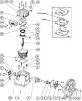 Гайка M8 LB30-2/40-2 11111002 для поршневого блока LH20 Гайка M8 LB30-2/40-2 11111002 для поршневого блока LH20 фото