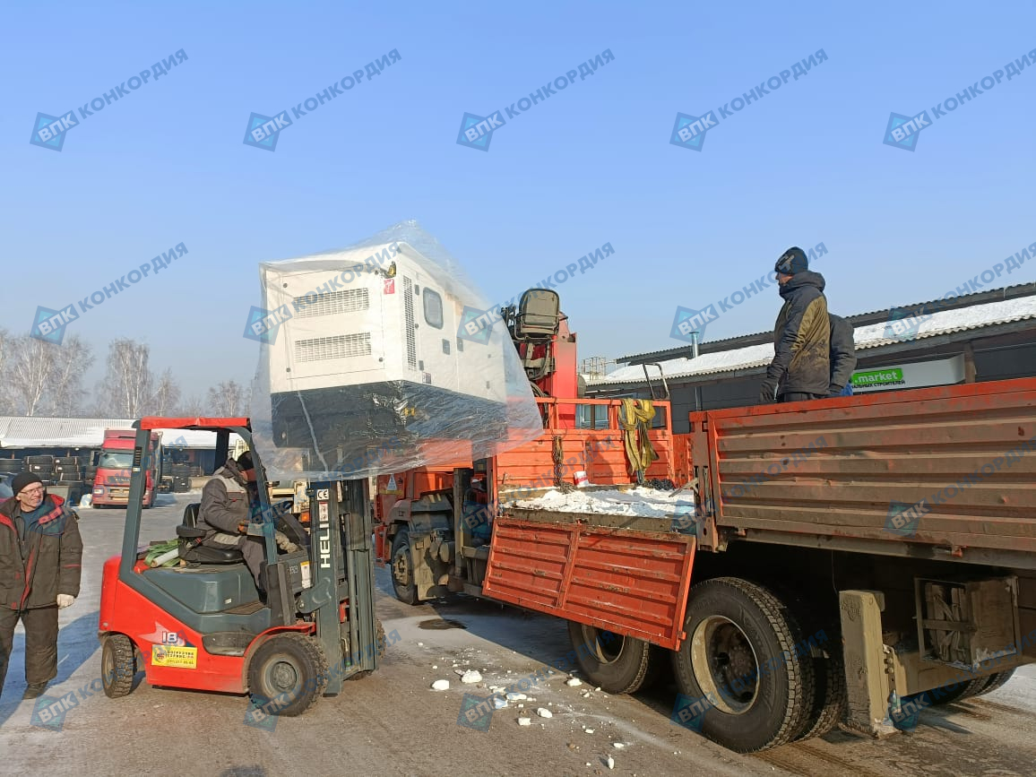 Отгрузка дизельного генератора Zammer AD-50-Т400 в г. Красноярск Отгрузка дизельного генератора Zammer AD-50-Т400 в г. Красноярск