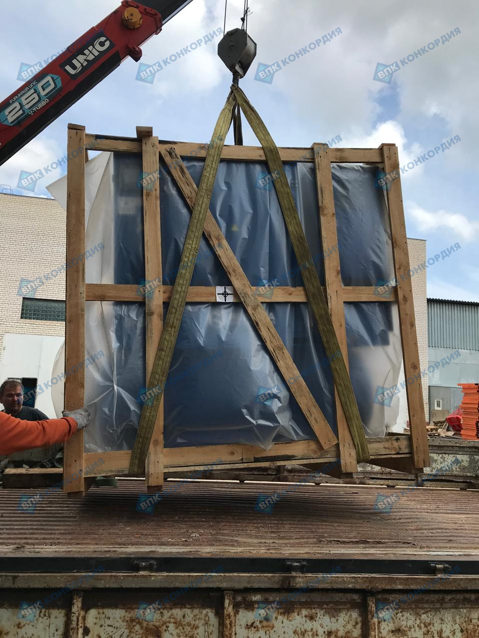 Отгрузка винтового компрессора Remeza ВК30-8-500Д в г. Казань Отгрузка винтового компрессора Remeza ВК30-8-500Д в г. Казань