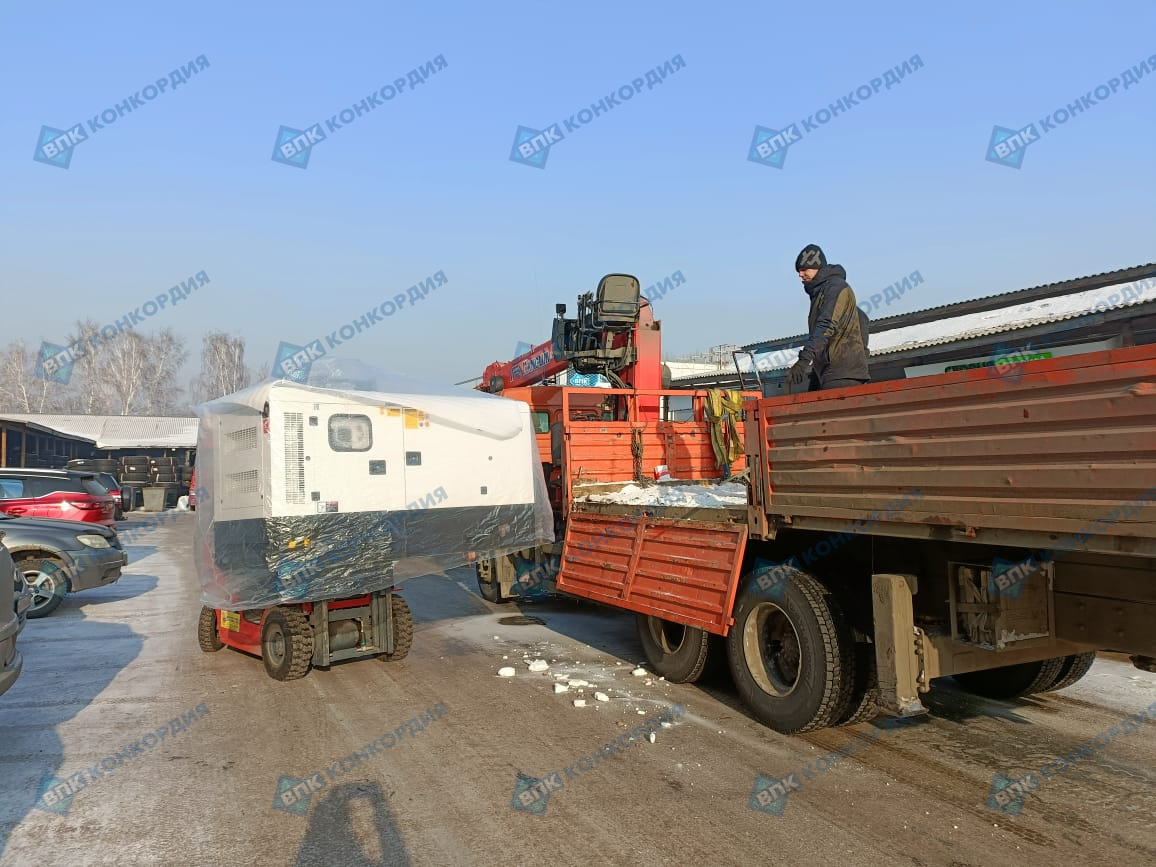 Отгрузка дизельного генератора Zammer AD-50-Т400 в г. Красноярск Отгрузка дизельного генератора Zammer AD-50-Т400 в г. Красноярск