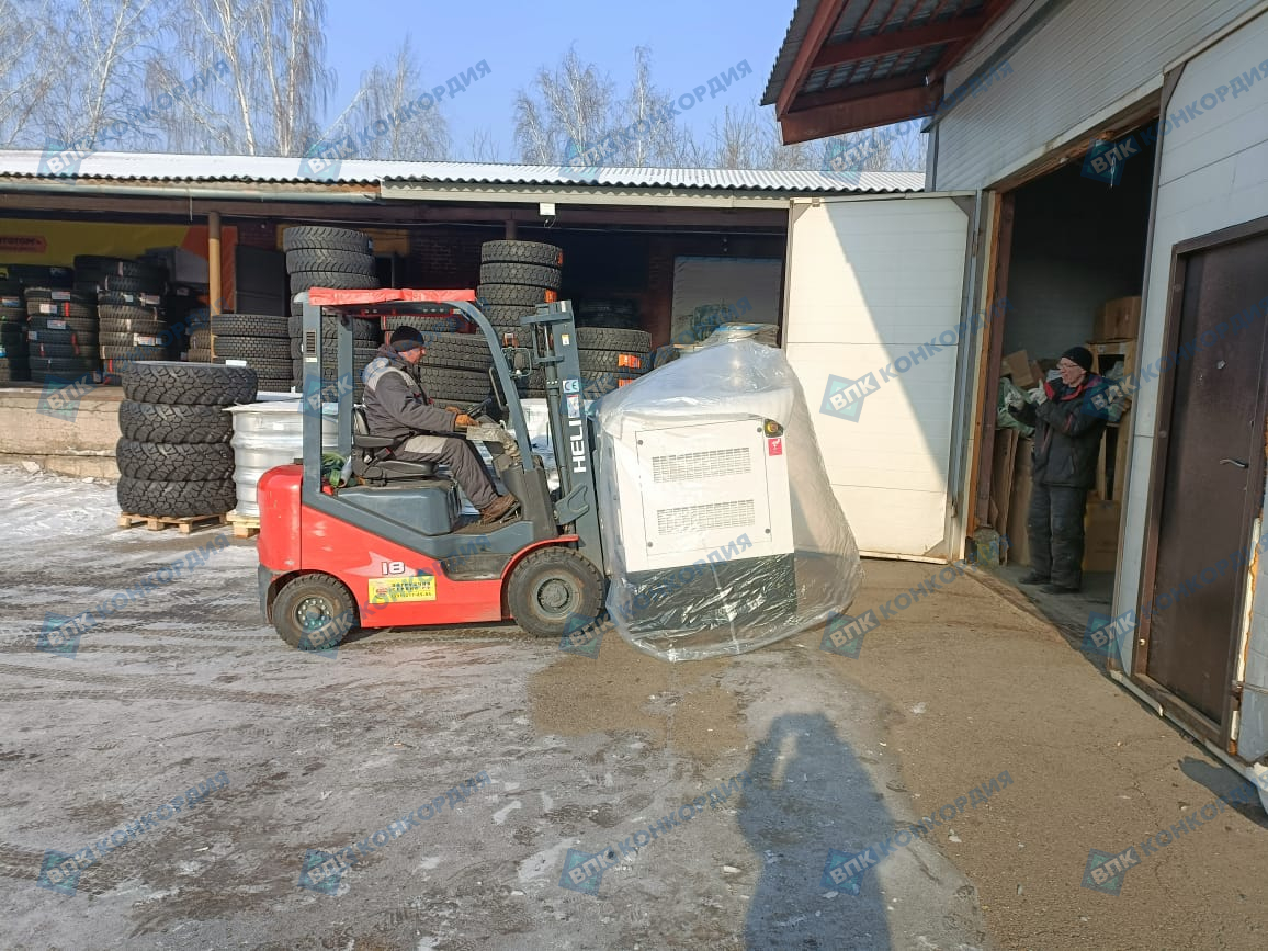 Отгрузка дизельного генератора Zammer AD-50-Т400 в г. Красноярск Отгрузка дизельного генератора Zammer AD-50-Т400 в г. Красноярск