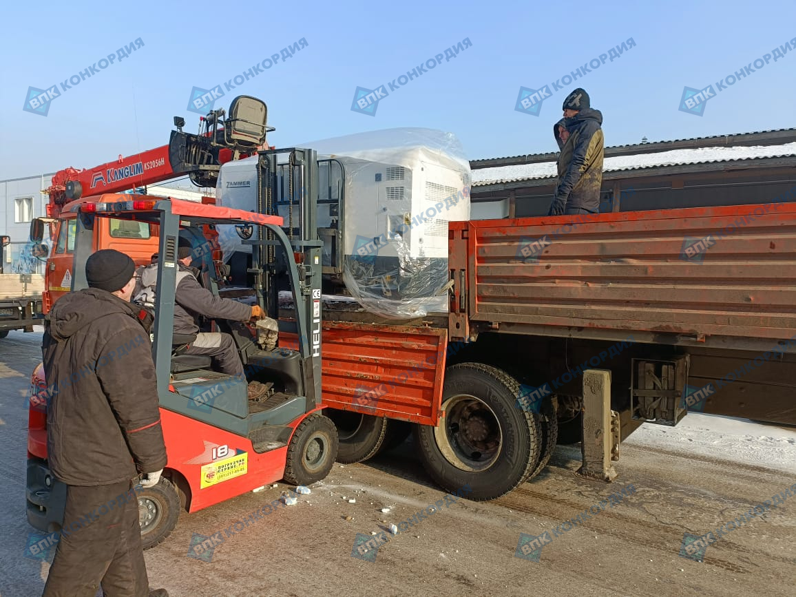 Отгрузка дизельного генератора Zammer AD-50-Т400 в г. Красноярск Отгрузка дизельного генератора Zammer AD-50-Т400 в г. Красноярск