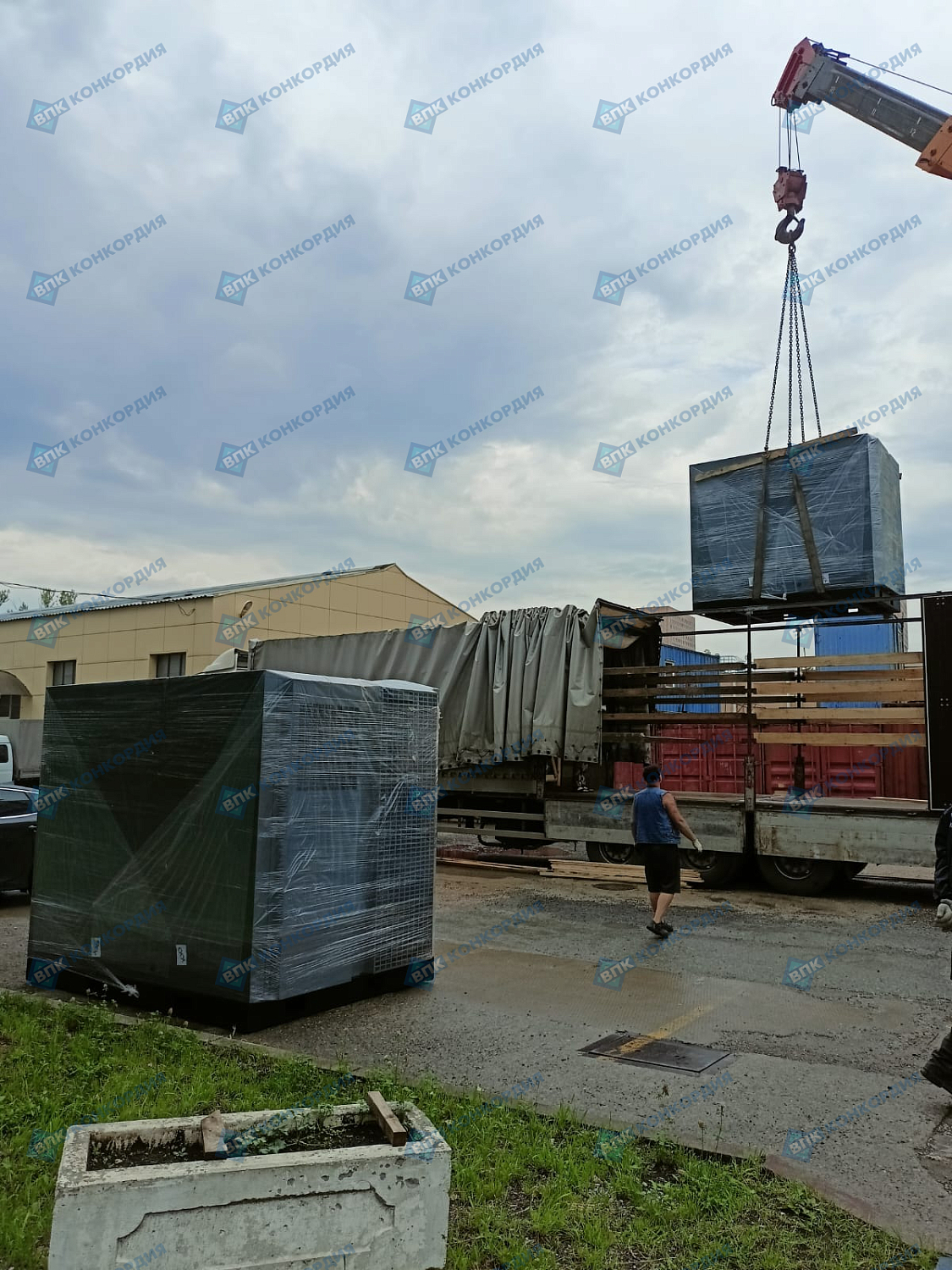 Отгрузка винтовых компрессоров Zammer SK132-8 в г. Москва Отгрузка винтовых компрессоров Zammer SK132-8 в г. Москва