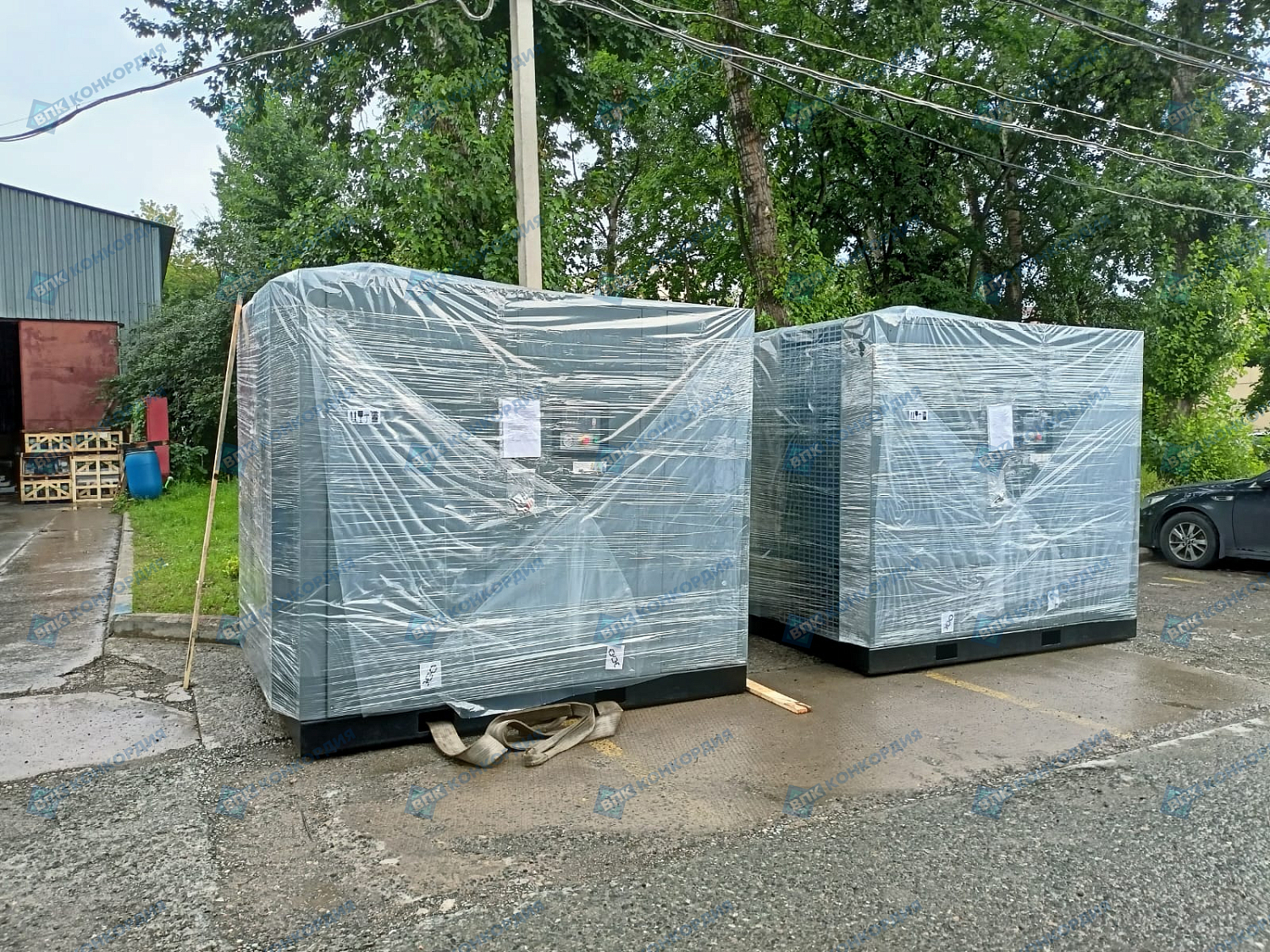 Отгрузка винтовых компрессоров Zammer SK132-8 в г. Москва Отгрузка винтовых компрессоров Zammer SK132-8 в г. Москва