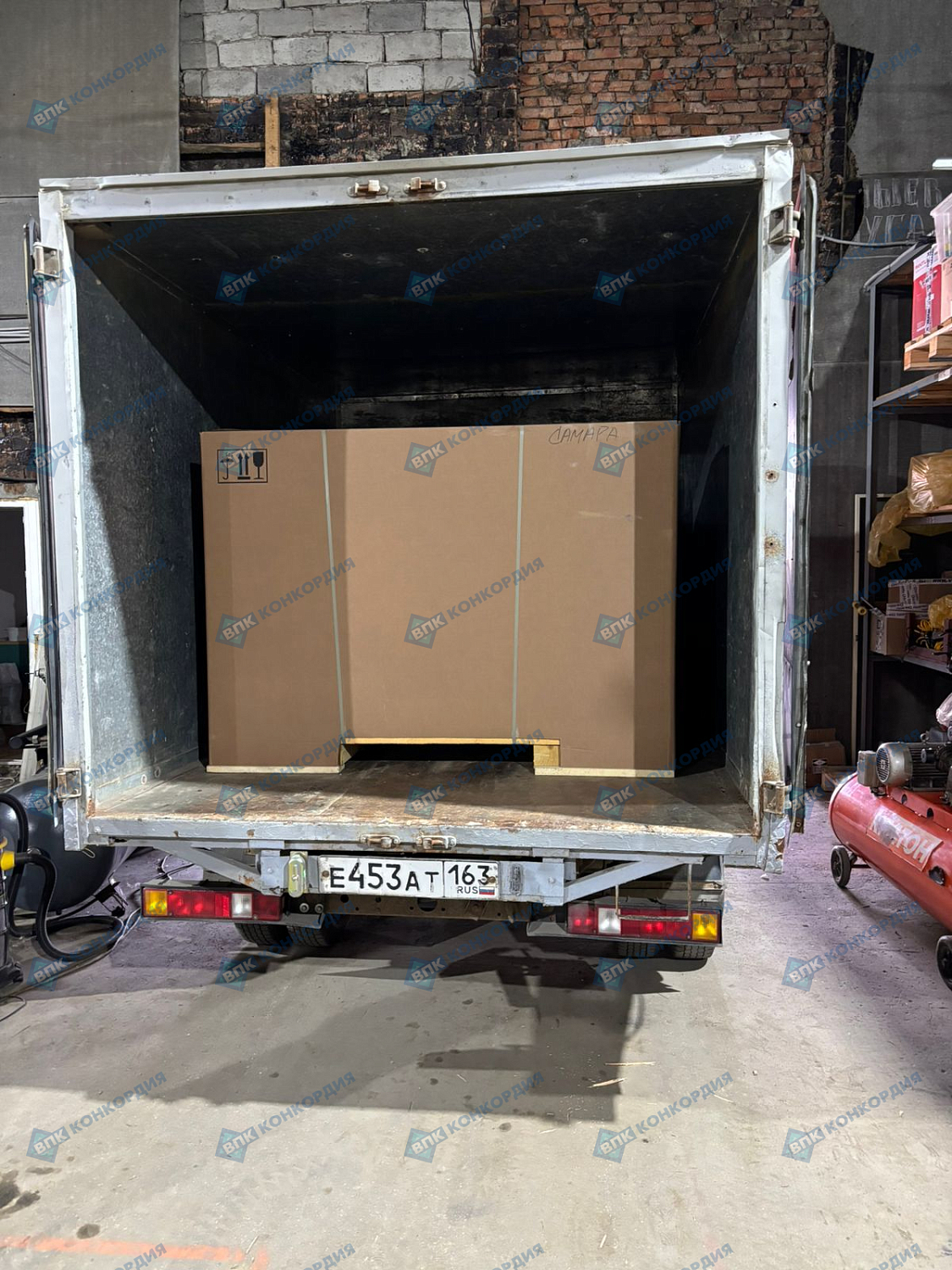 Отгрузка поршневого компрессора Remeza СБ4/Ф-270.LB75 в г. Самара