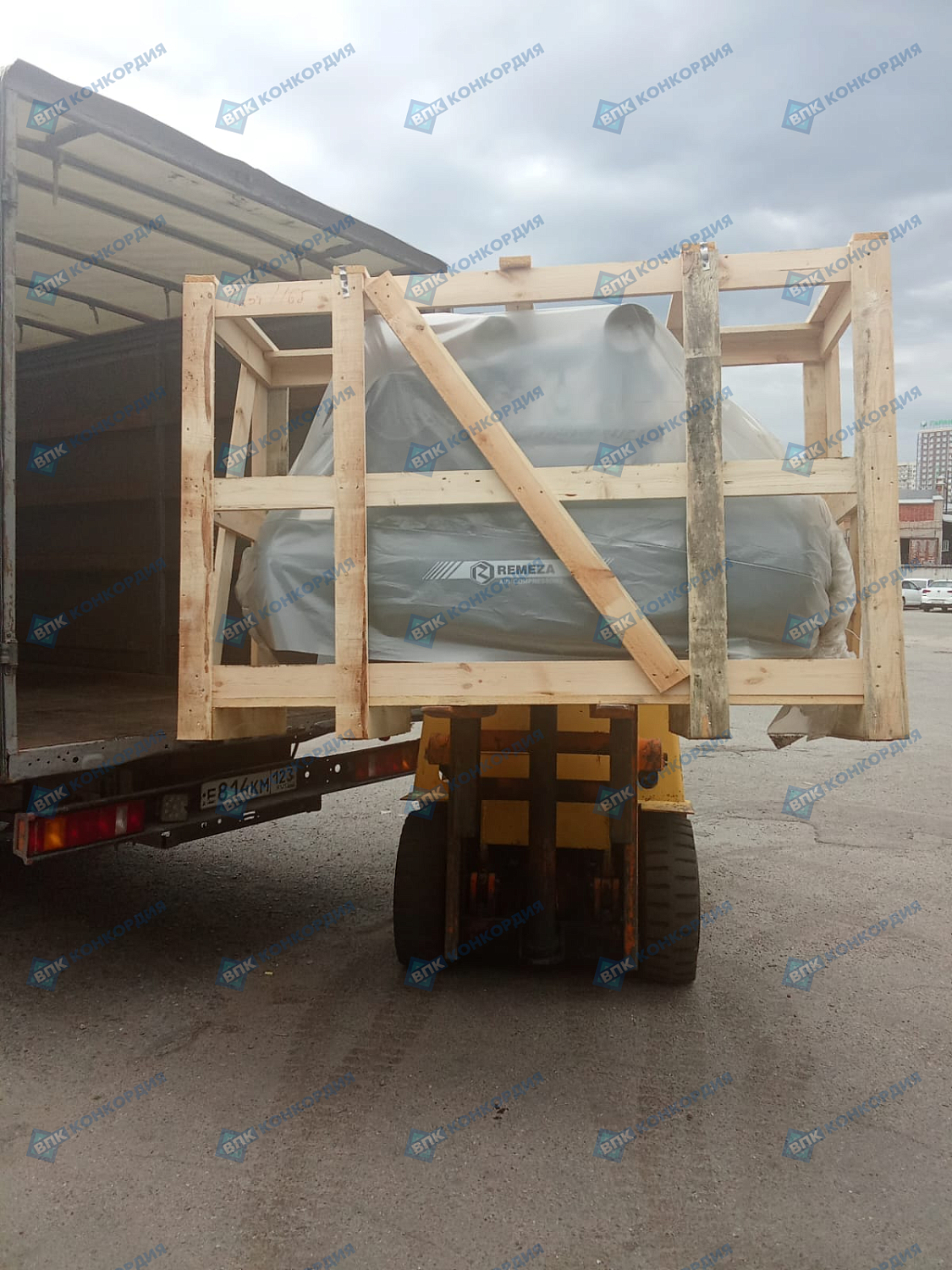 Отгрузка поршневого компрессора Remeza СБ4/Ф-500.LT100/16-11 в г. Краснодар Отгрузка поршневого компрессора Remeza СБ4/Ф-500.LT100/16-11 в г. Краснодар