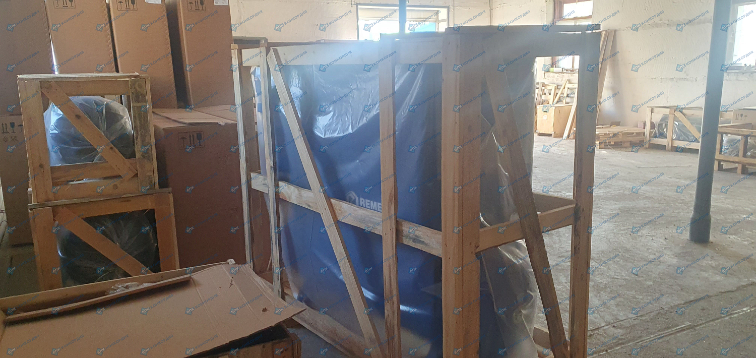 Отгрузка винтового компрессора Remeza ВК15Е-10-500Д в г. Симферополь Отгрузка винтового компрессора Remeza ВК15Е-10-500Д в г. Симферополь